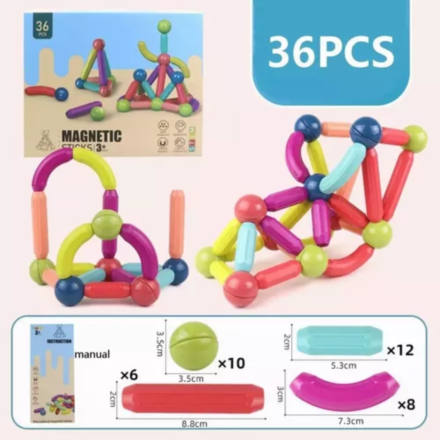 Bloques Magnéticos 36 PCS™